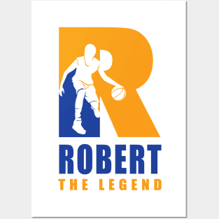 Robert Custom Player Basketball Your Name The Legend T-Shirt Posters and Art